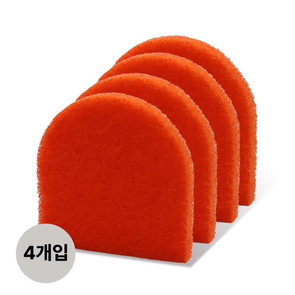 [1+1] 람스홈 탄냄비 찌든때 전용 매직 수세미 4개입