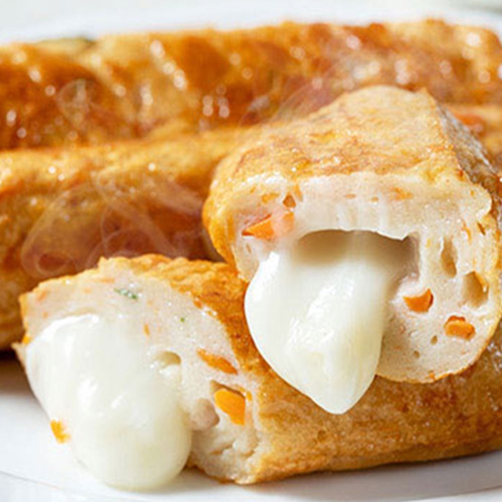 프리미엄 통 모짜렐라 쌀 어묵바 4팩(8개입) / 통모짜,청양,통새우