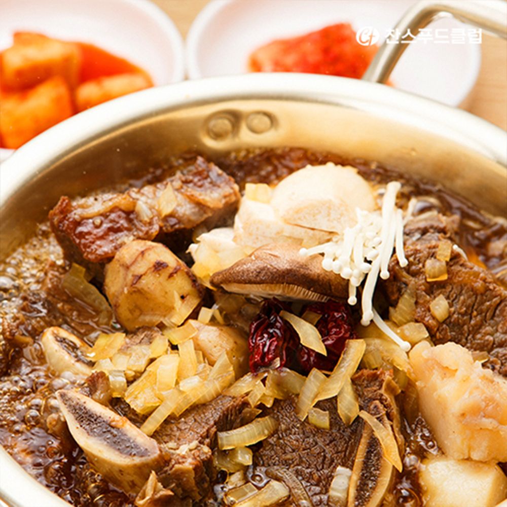 [찬스푸드] 할매정성 소갈비찜 한그릇 1kg(500gx2팩)