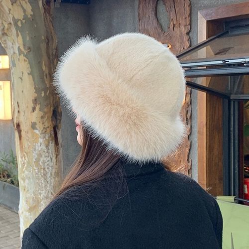 밀크 퍼 방한모자 4color + 랜덤증정