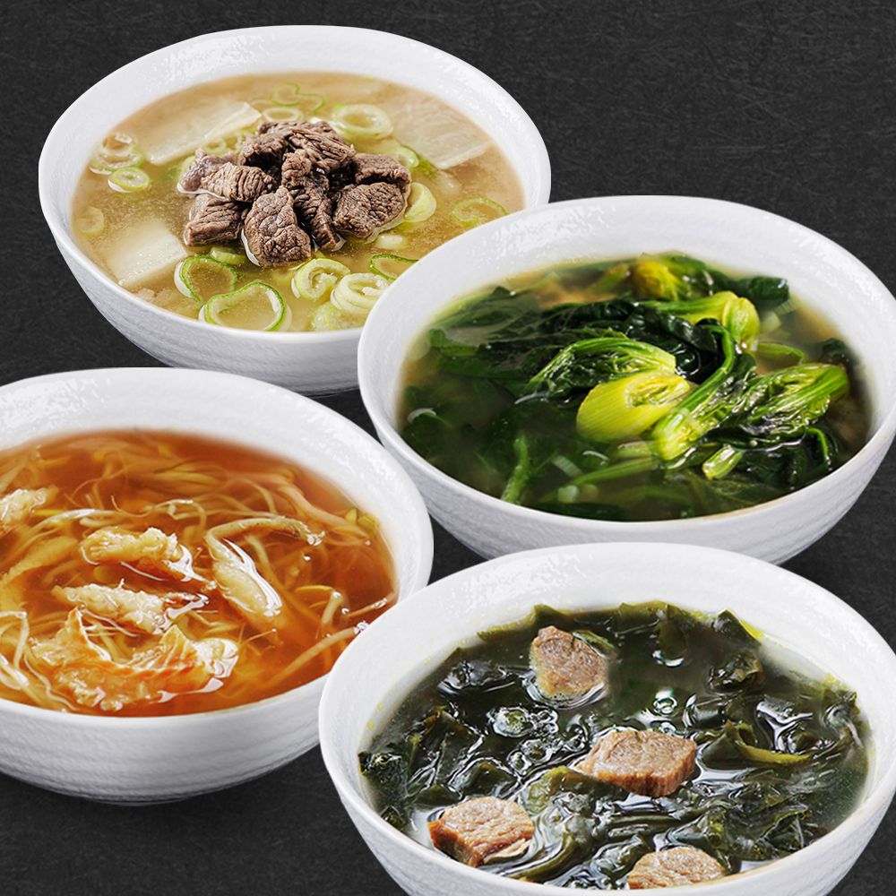 [김천 맛집] 건더기 듬뿍 가정식국 4종 4팩 골라담기 / 미역국 무국 황태국 된장국