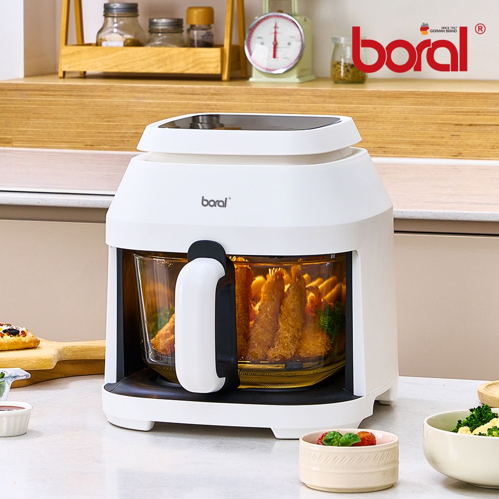 보랄 글래스 에어프라이어 5L  BR-D600AF 