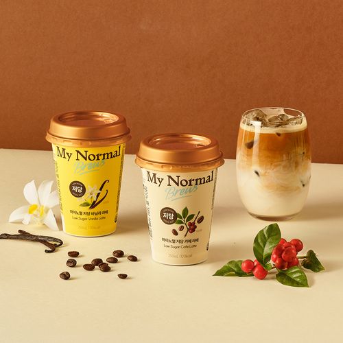 마이노멀 저당 라떼 (카페 라떼/바닐라 라떼) 2종 250ml X 10개입