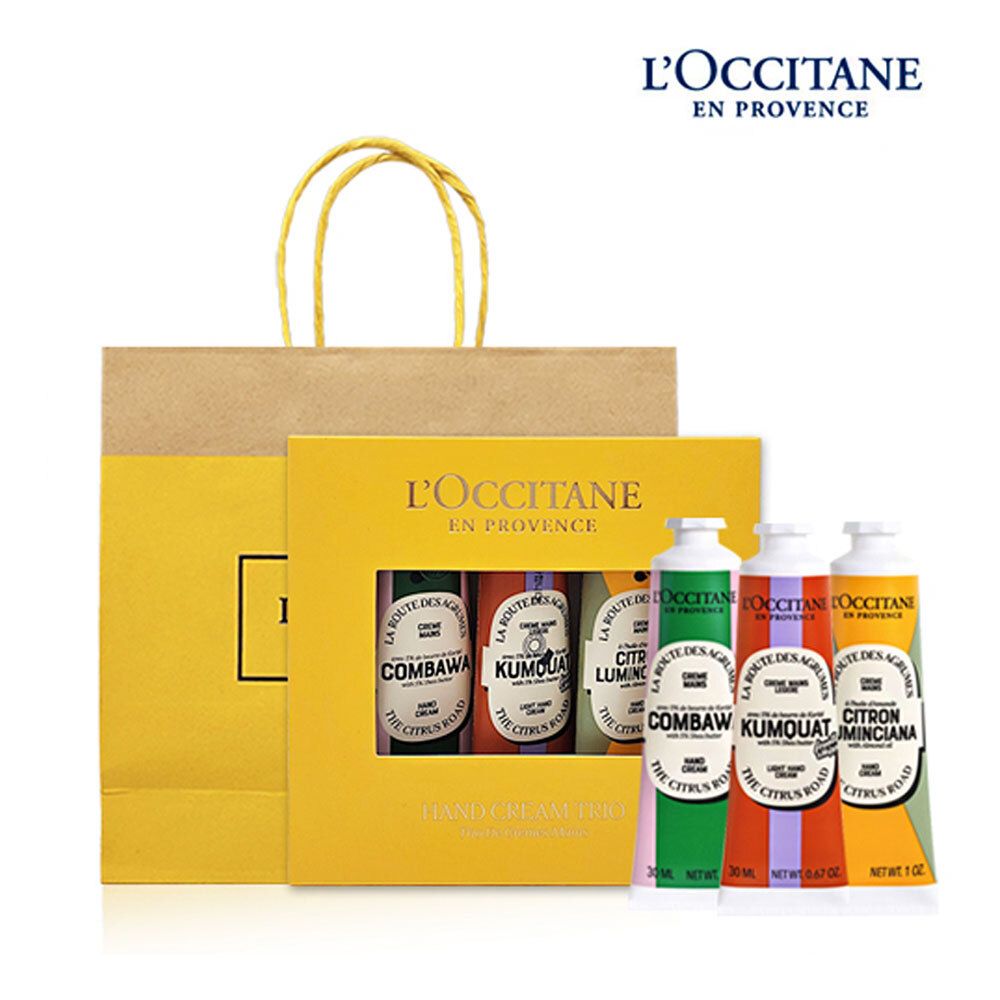 [록시땅] 홀리데이 핸드크림 1P/3P 선물세트(랜덤) + 쇼핑백