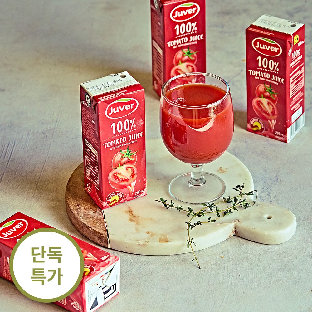 [스페인 직수입] 후버 NFC 100%토마토주스 200ml (30개입/60개입)