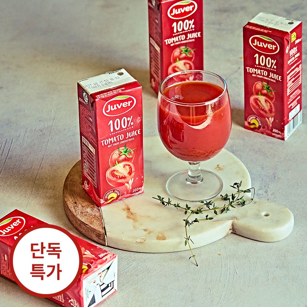 [스페인 직수입] 후버 NFC 100%토마토주스 200ml (30개입/60개입)
