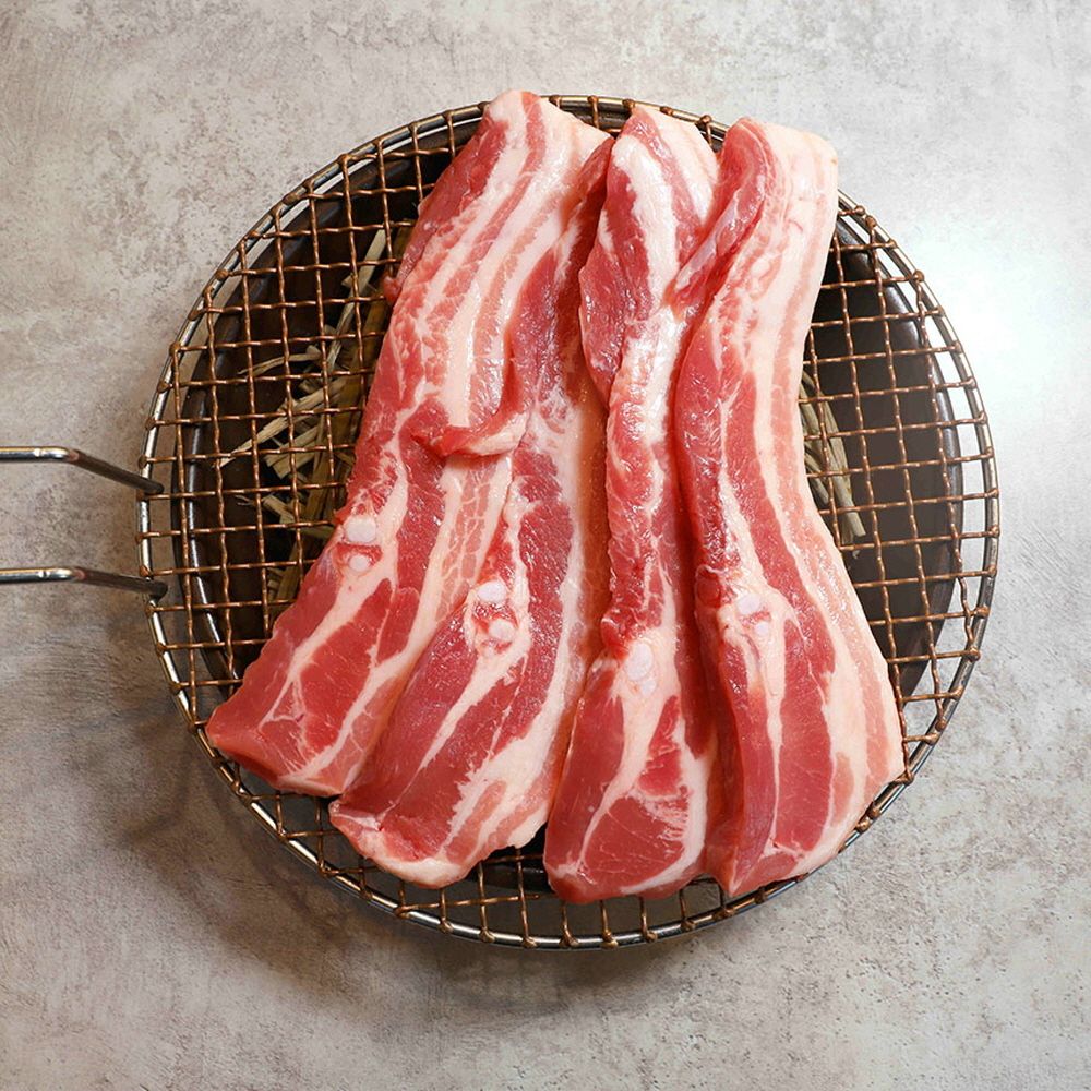 [에이징그라운드] 세계 3대장 듀록흑돼지 삼겹살 500g 3인분