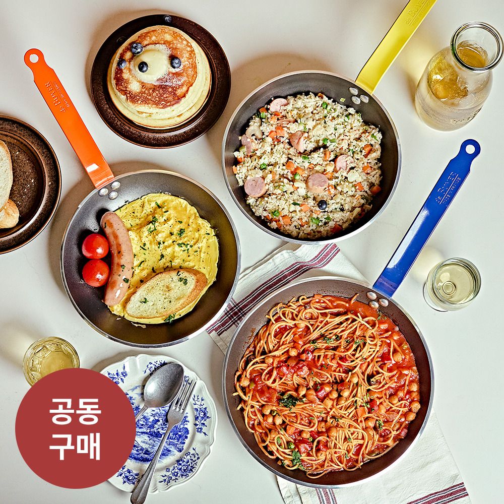 [공동구매] 드부이에 쵸크 5중 강력 논스틱 프라이팬•웍