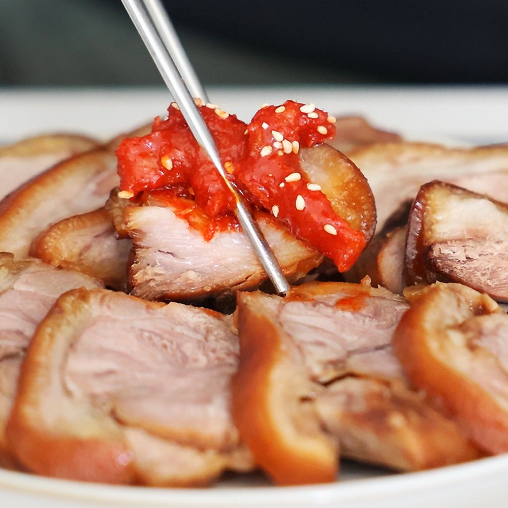 [국내산 한돈] '뼈 없는' 순살족발 300g+명태식해 50g 세트 수량선택