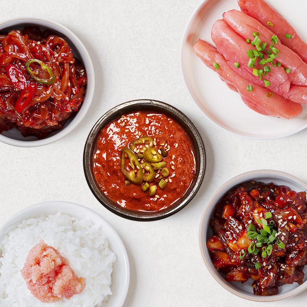 [보관용기증정] 대용량 젓갈 1kg 1팩+보관용기 1통 증정