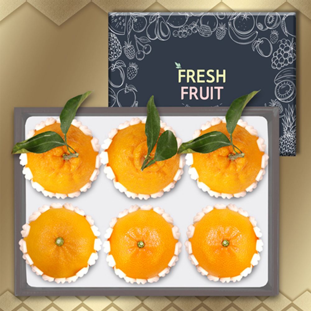 ▶2월3일부터 출고◀ [명절선물세트] '제주산' 프리미엄 한라봉/천혜향 6과 세트 2kg내외 (한라봉 3과, 천혜향 3과)