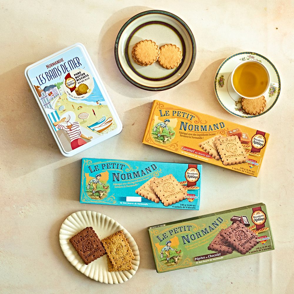 [프랑스 직수입] 아베이 사블레 퓨어 AOP버터 비스킷 틴케이스