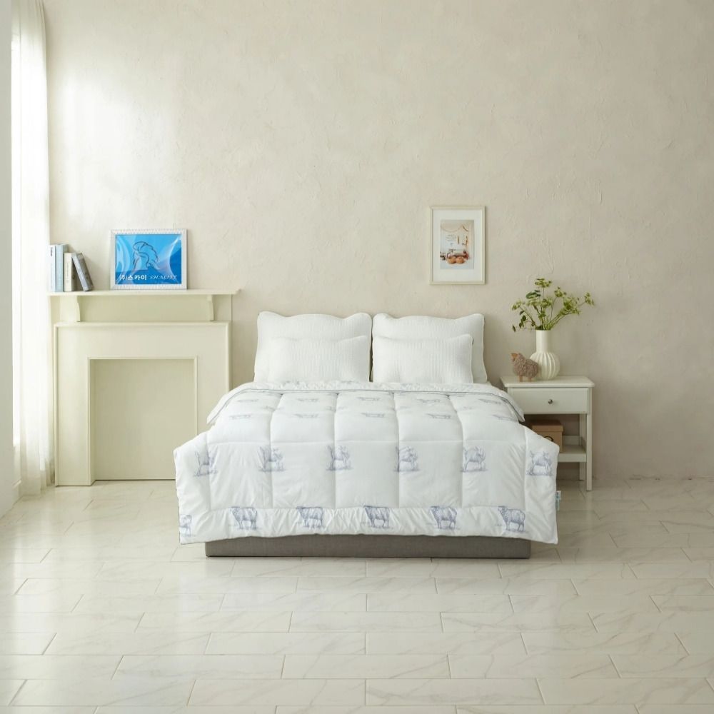 [샬리프] 양모 구름 차렵이불 