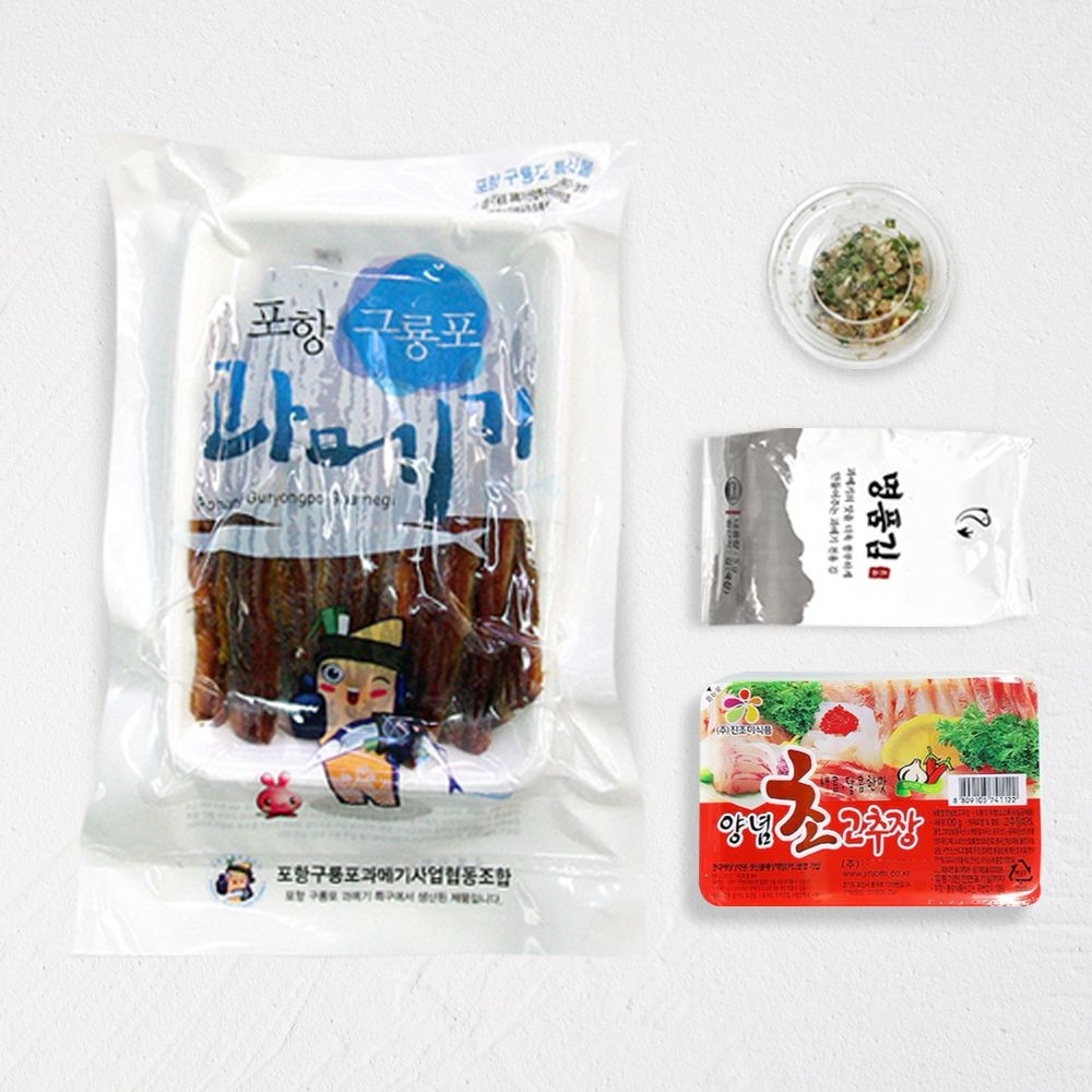 [포항 구룡포직송] '견과+초장증정' 대과메기 5미 (10쪽)+김 실속세트 수량선택