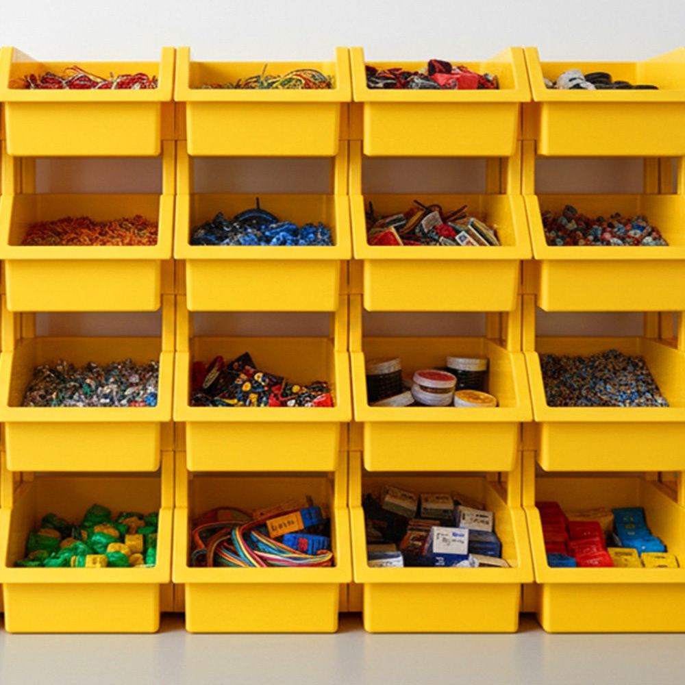 [보노하우스] 워크박스 부품정리함 16P 공구함 부품상자 DIY 작업실 수납