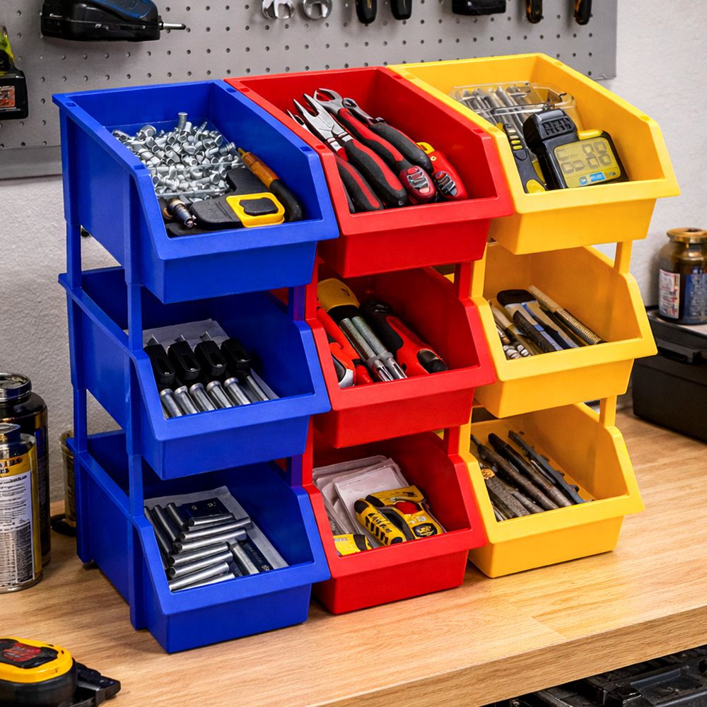 [보노하우스] 워크박스 부품정리함 1P 공구함 부품상자 DIY 작업실 수납