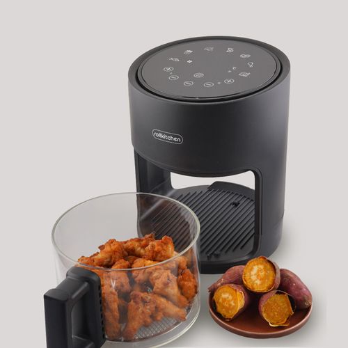 롤키친 터치패널 글라스 에어프라이어 5L