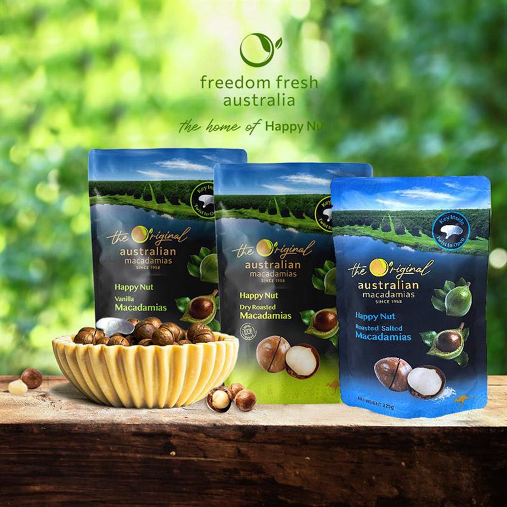 해피넛 까먹는 호주 통마카다미아 3종 3팩 (로스티드/바닐라/쏠티드)