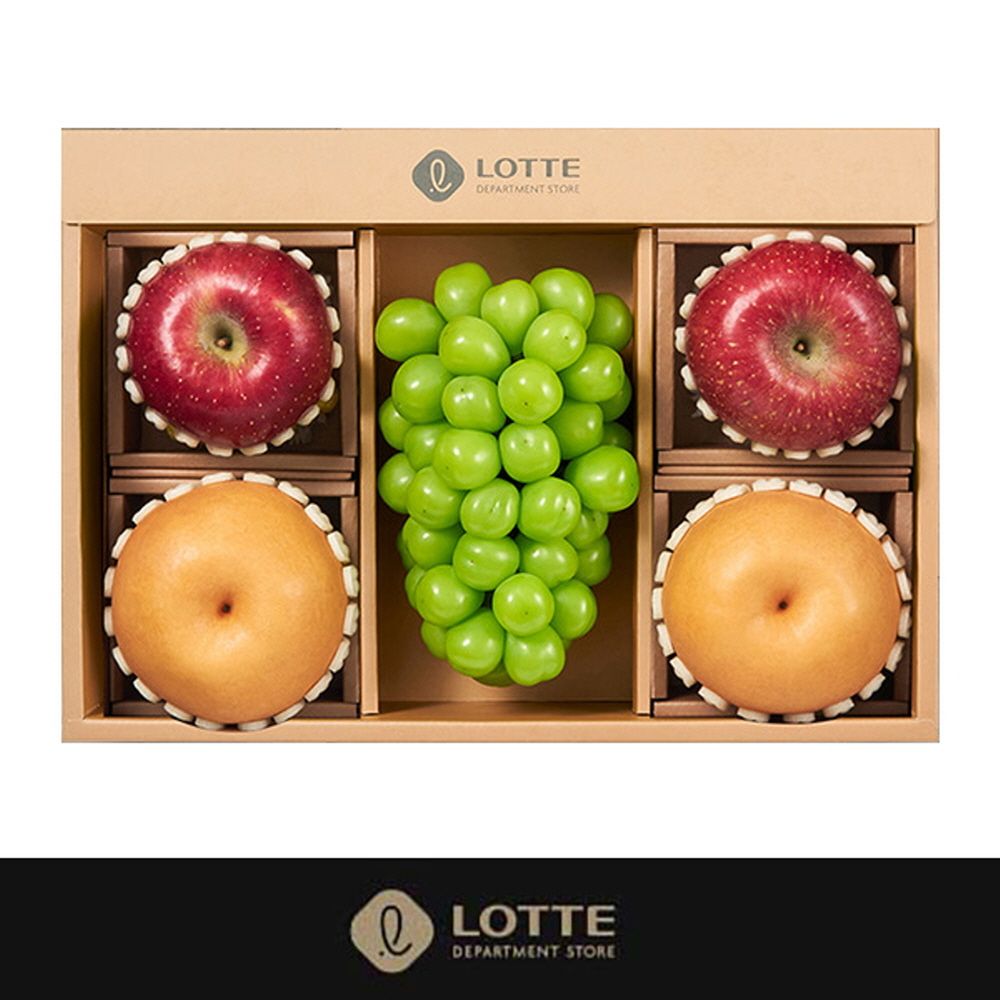 [롯데백화점] 소담 사과,배,샤인머스켓 혼합세트