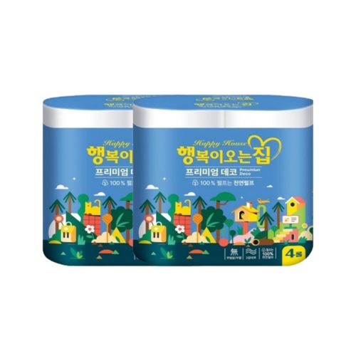 행복이오는집 화장지 25M 4롤 2개
