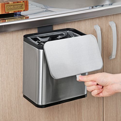 푸코 음식물 벽걸이 쓰레기통 3L