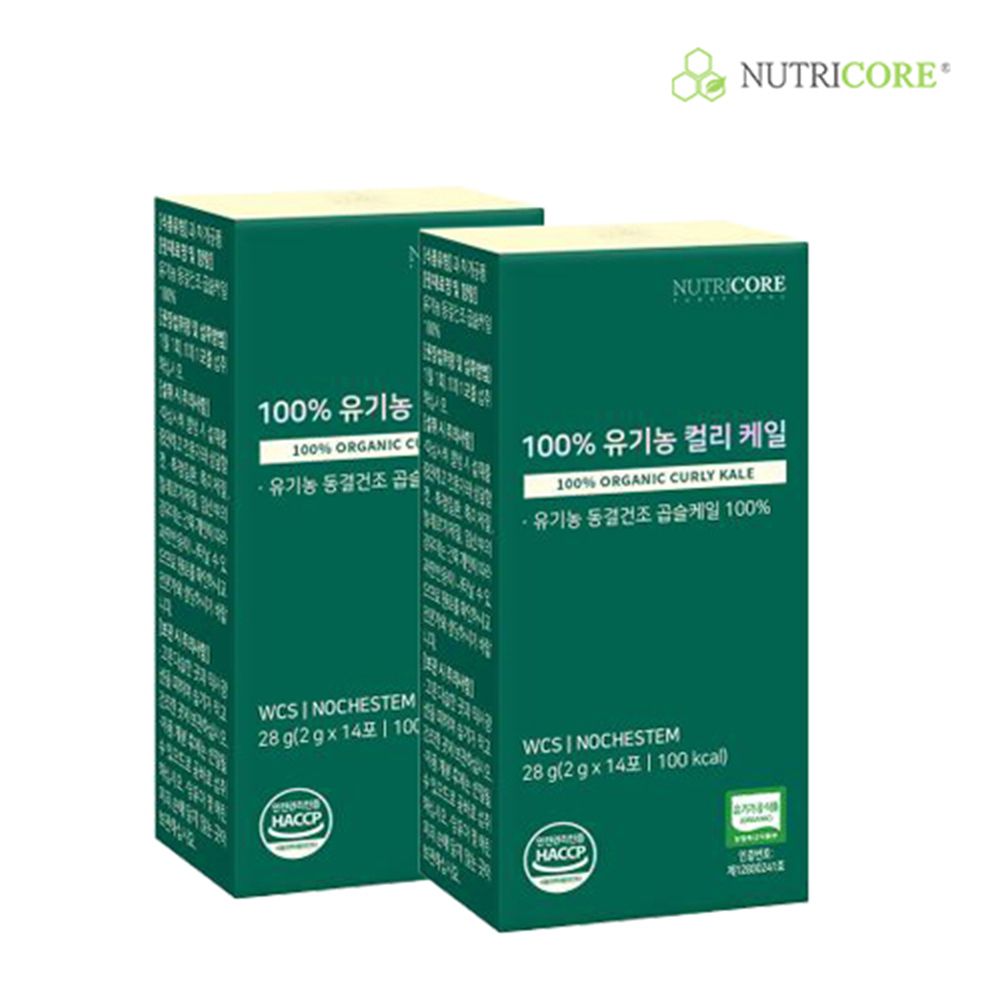 [뉴트리코어] WCS 100% 유기농 컬리케일 2박스(28포)