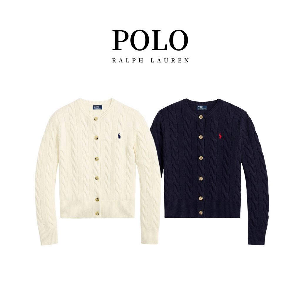 [폴로랄프로렌] 여성 울 캐시미어 가디건 3종택1