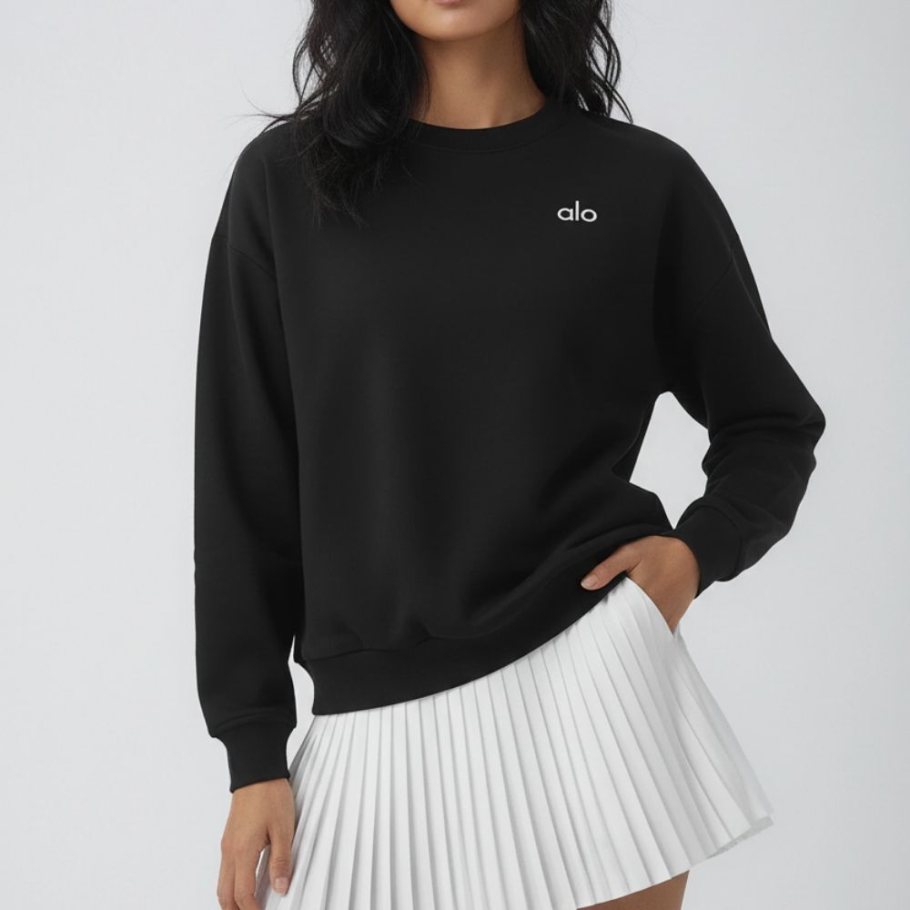 [ALO] 알로요가 아콜레이드 크루넥 풀오버 맨투맨 2종택1