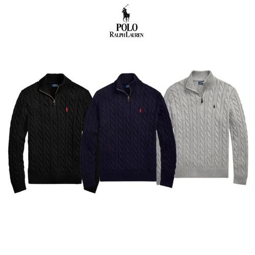 폴로 케이블 반집업 남여공용