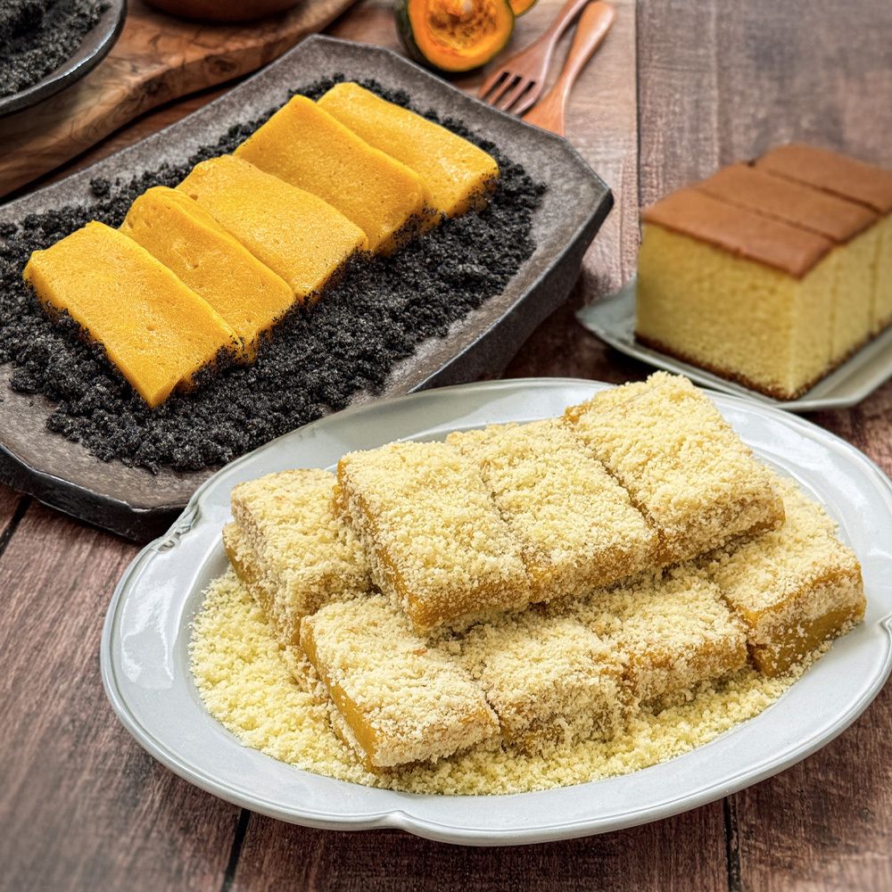 40년전통 국산쌀 카스테라/흑임자 호박인절미1박스(24개)