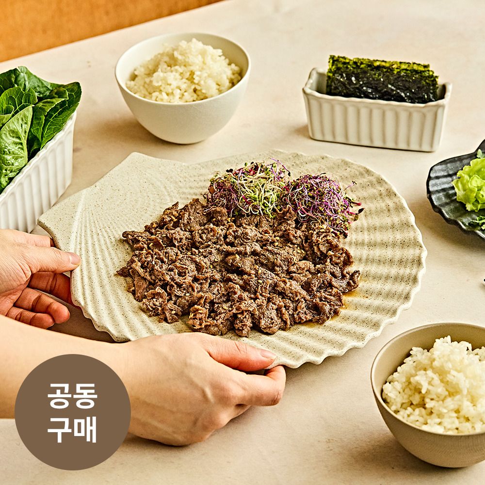 [공동구매] 김 한 장도 차린 듯 더 맛있게! '온도' 김그릇 & 가리비 접시