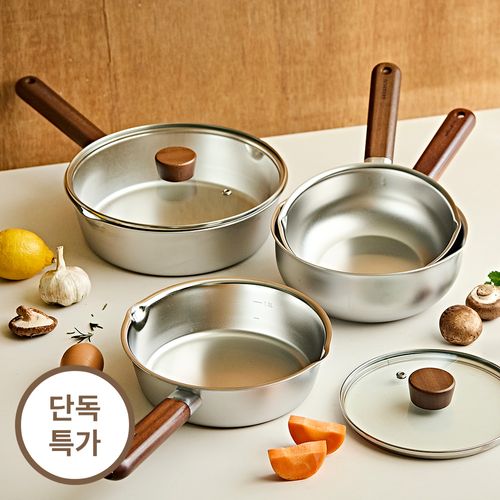 포스코 스텐 정품 사용! 연마제 없는 데일리 스텐팬과 웍