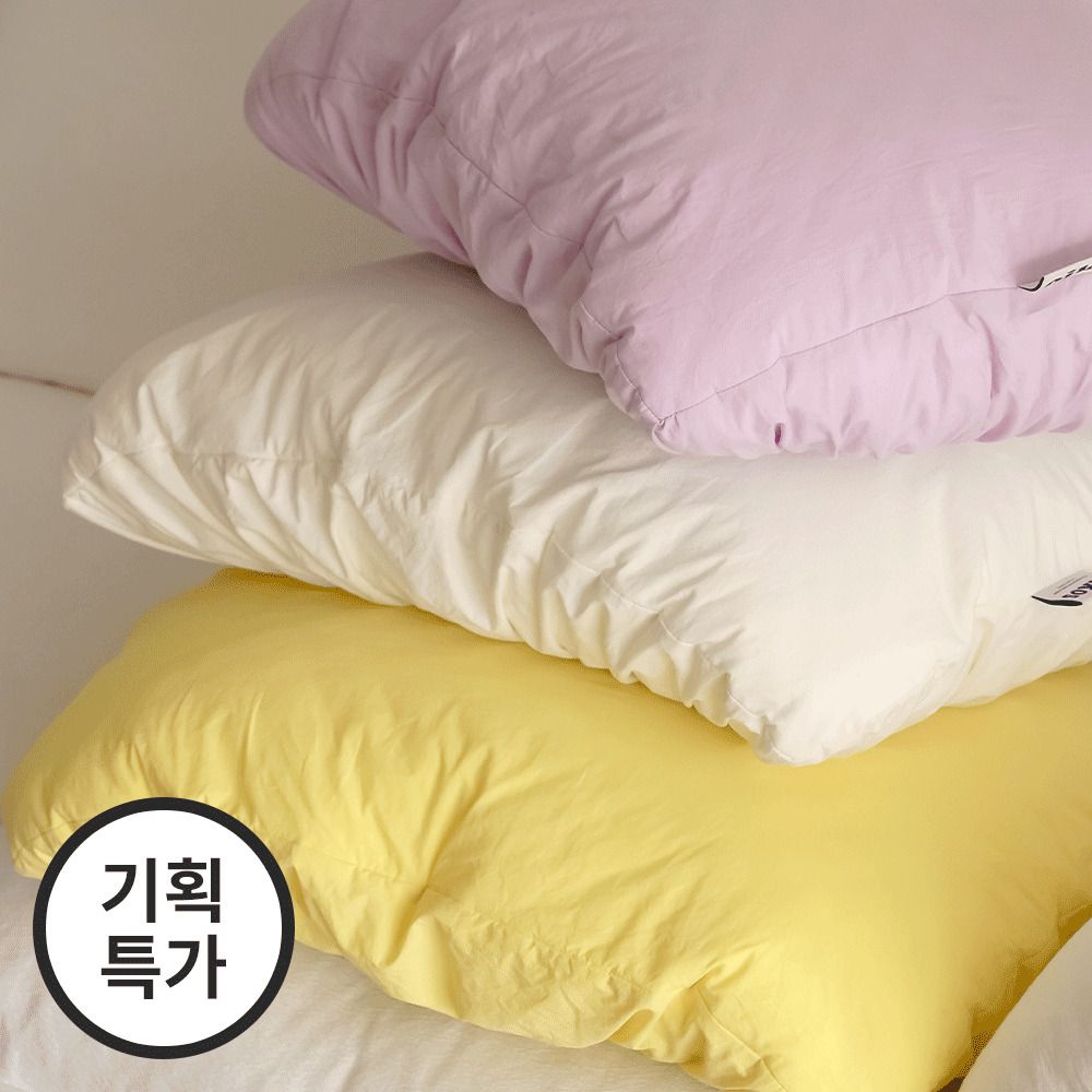 [기획특가] 국내생산! 오이코스 마시멜로우 초고밀도 누빔 베개커버 