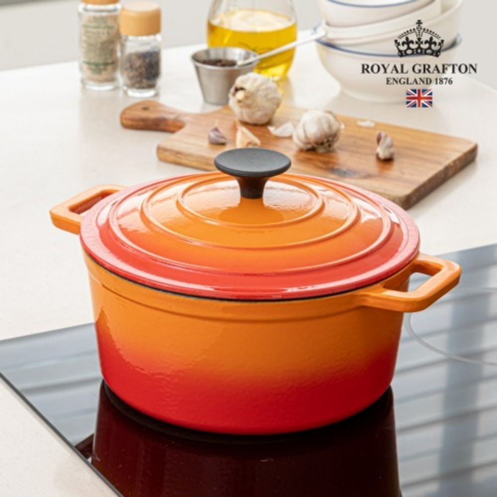 [로얄그래프톤] 스타크 IH 무쇠주물 양수냄비 24cm