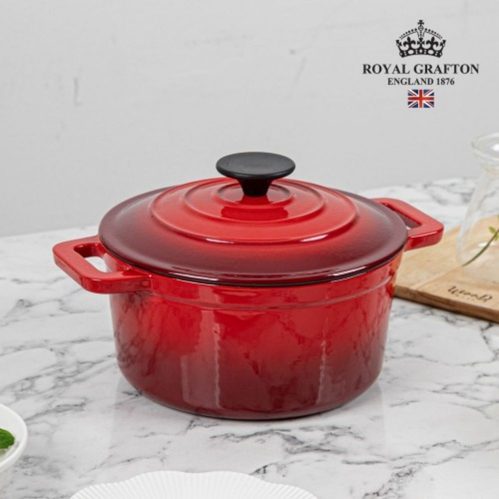 [로얄그래프톤] 스타크 IH 무쇠주물 양수냄비 20cm