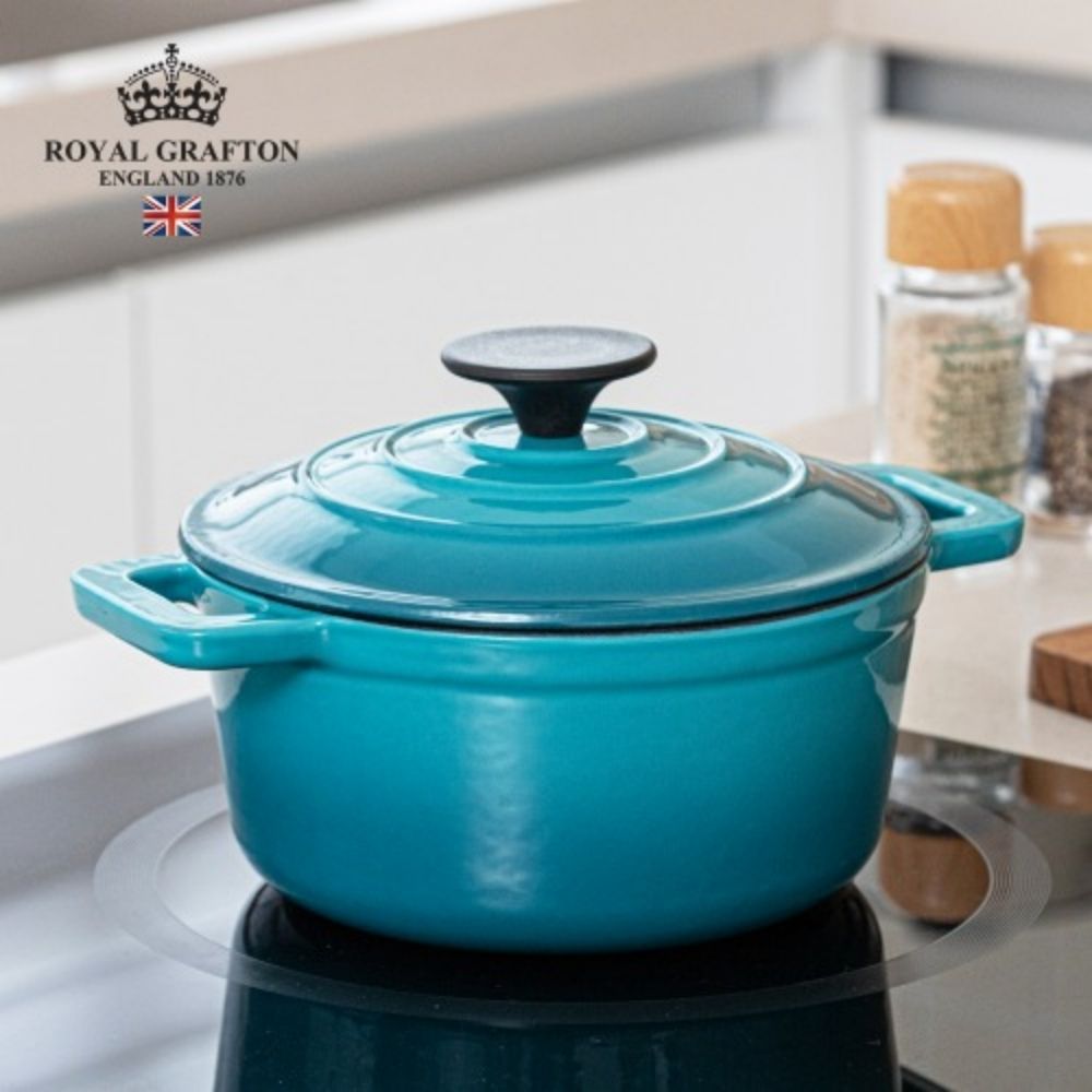 [로얄그래프톤] 스타크 IH 무쇠주물 양수냄비 18cm