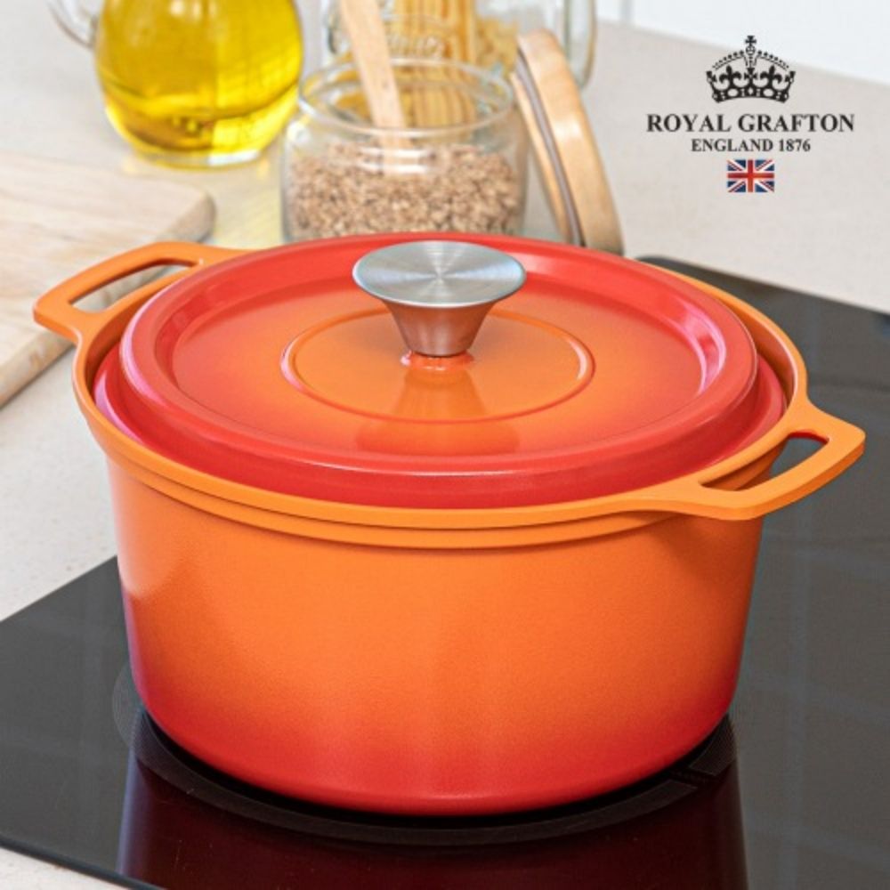 [로얄그래프톤] 브뤼에 IH 저수분 세라믹 양수냄비 20cm