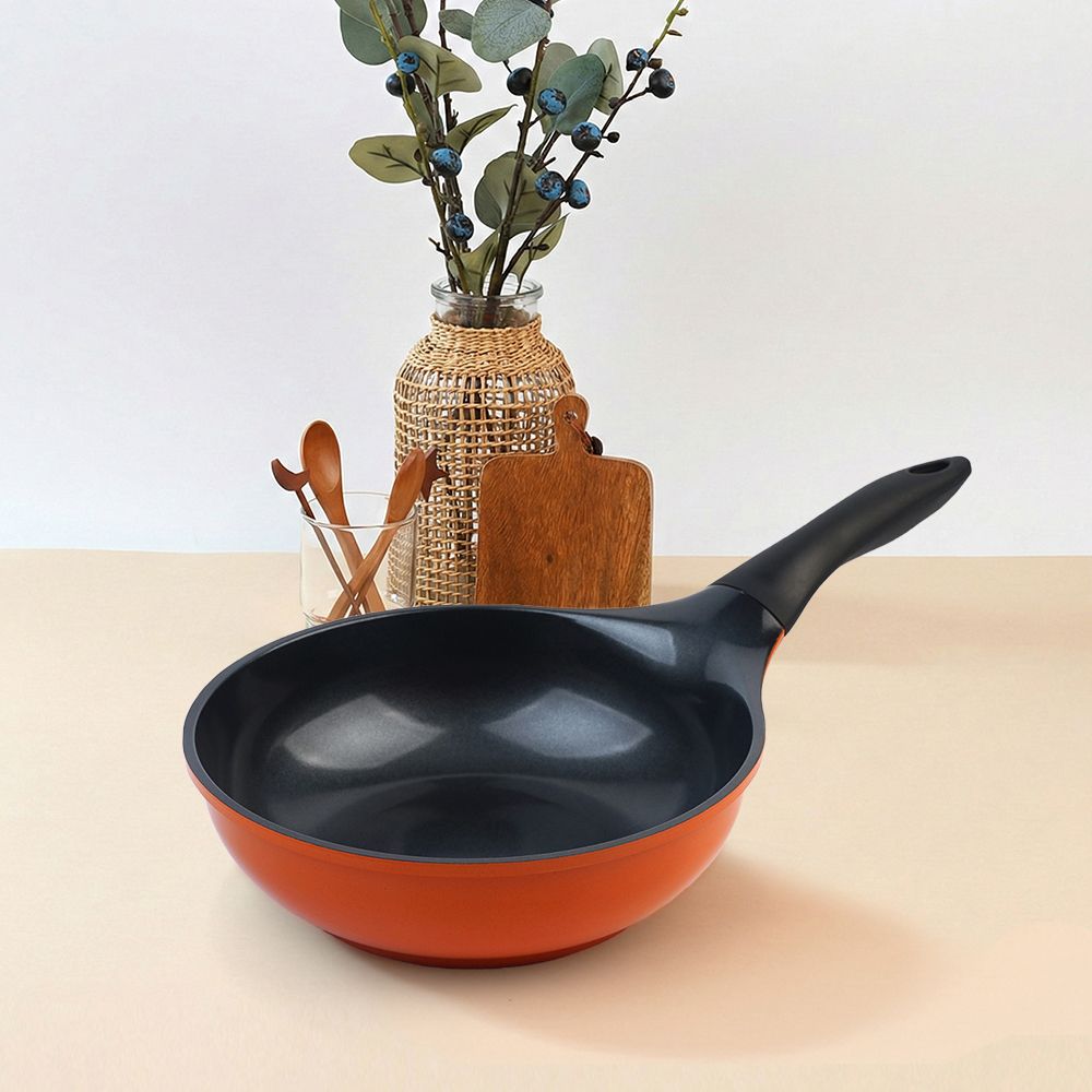 [알루아트] 국산 친환경 IH인덕션 WT 캐스트웍 궁중팬 24cm