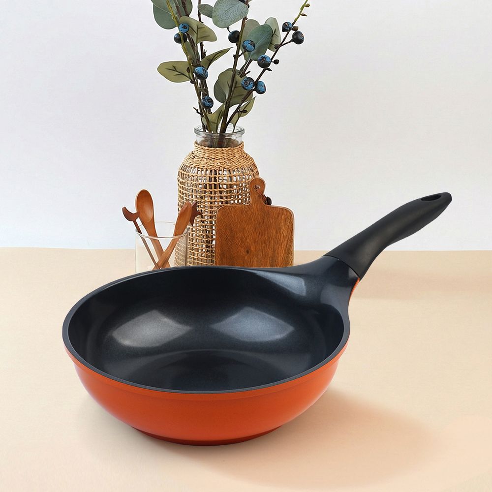 [알루아트] 국산 친환경 IH인덕션 WT 캐스트웍 궁중팬 28cm