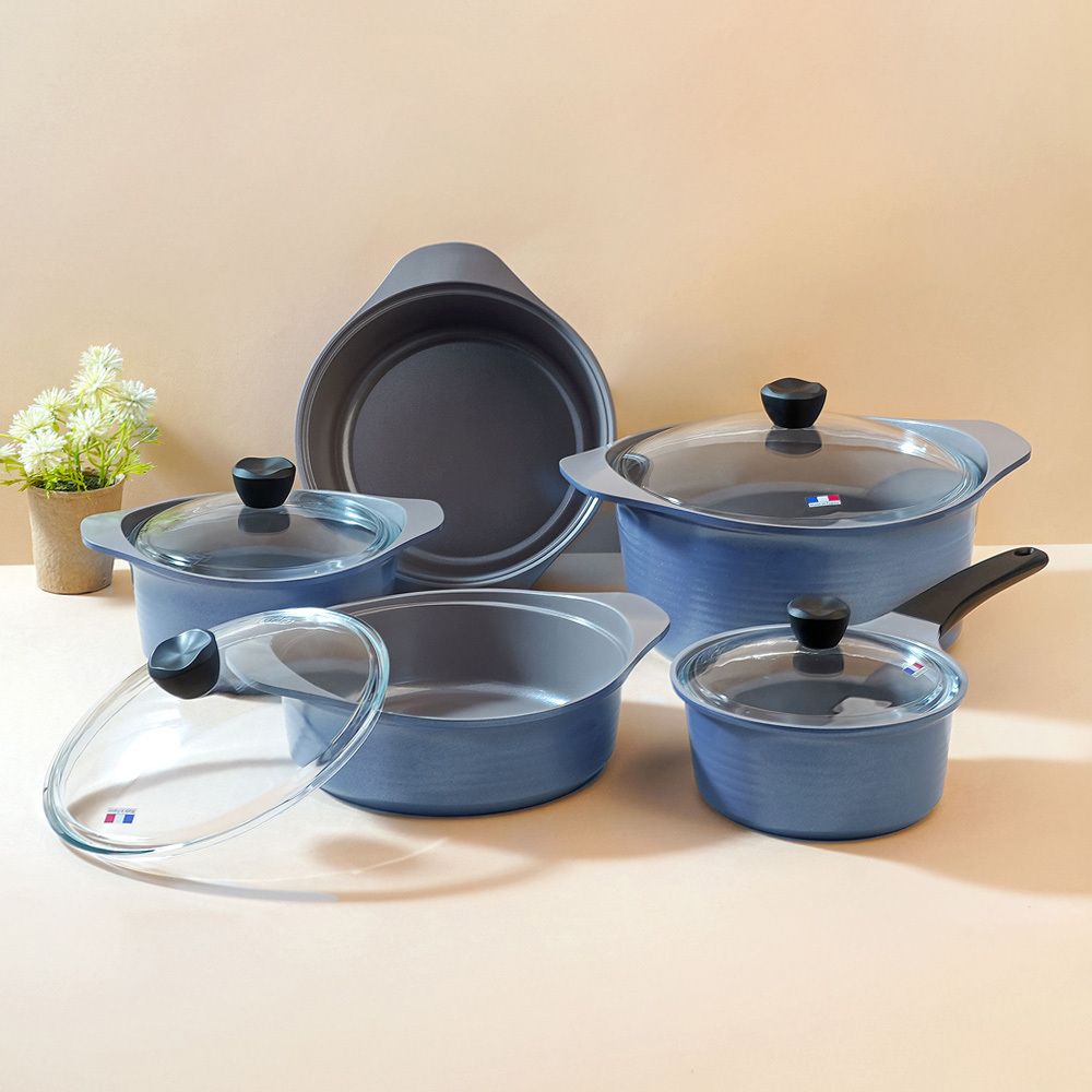 [알루아트] 국산 친환경 5중 세라믹 IH HP냄비 5종 풀세트