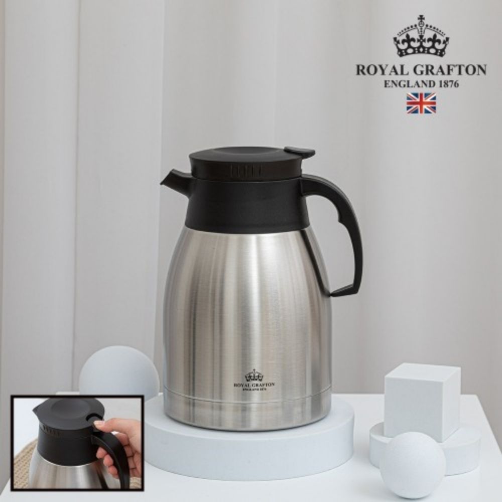 [로얄그래프톤] 보온보냉포트 1.5L (실버)