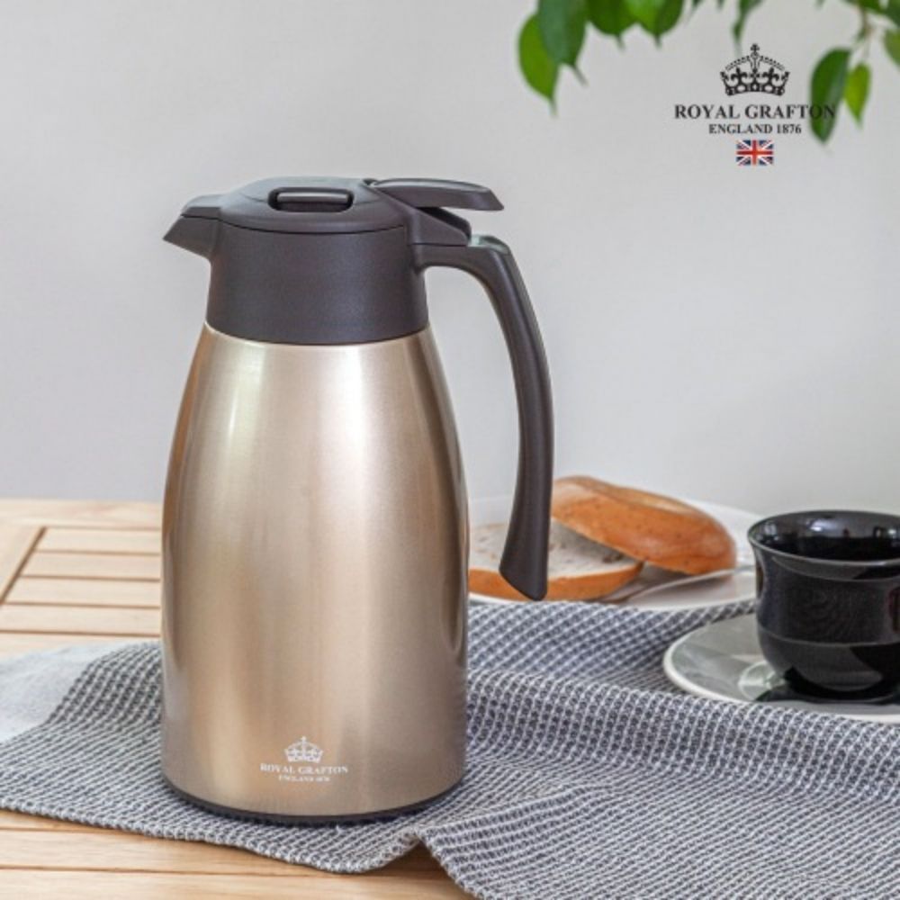 [로얄그래프톤] 보온보냉포트 1.5L (골드) 