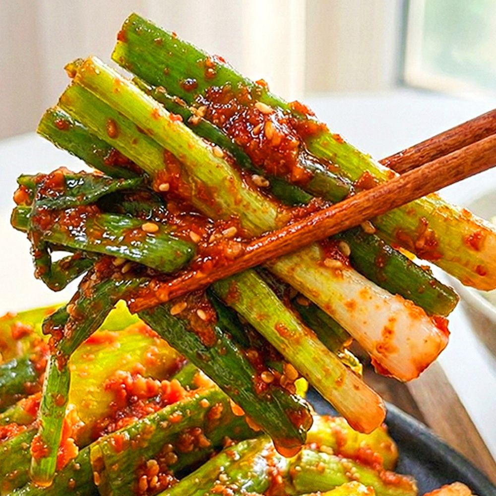 전재료 국내산! 30년 전통 전라도식 대파김치 1kg