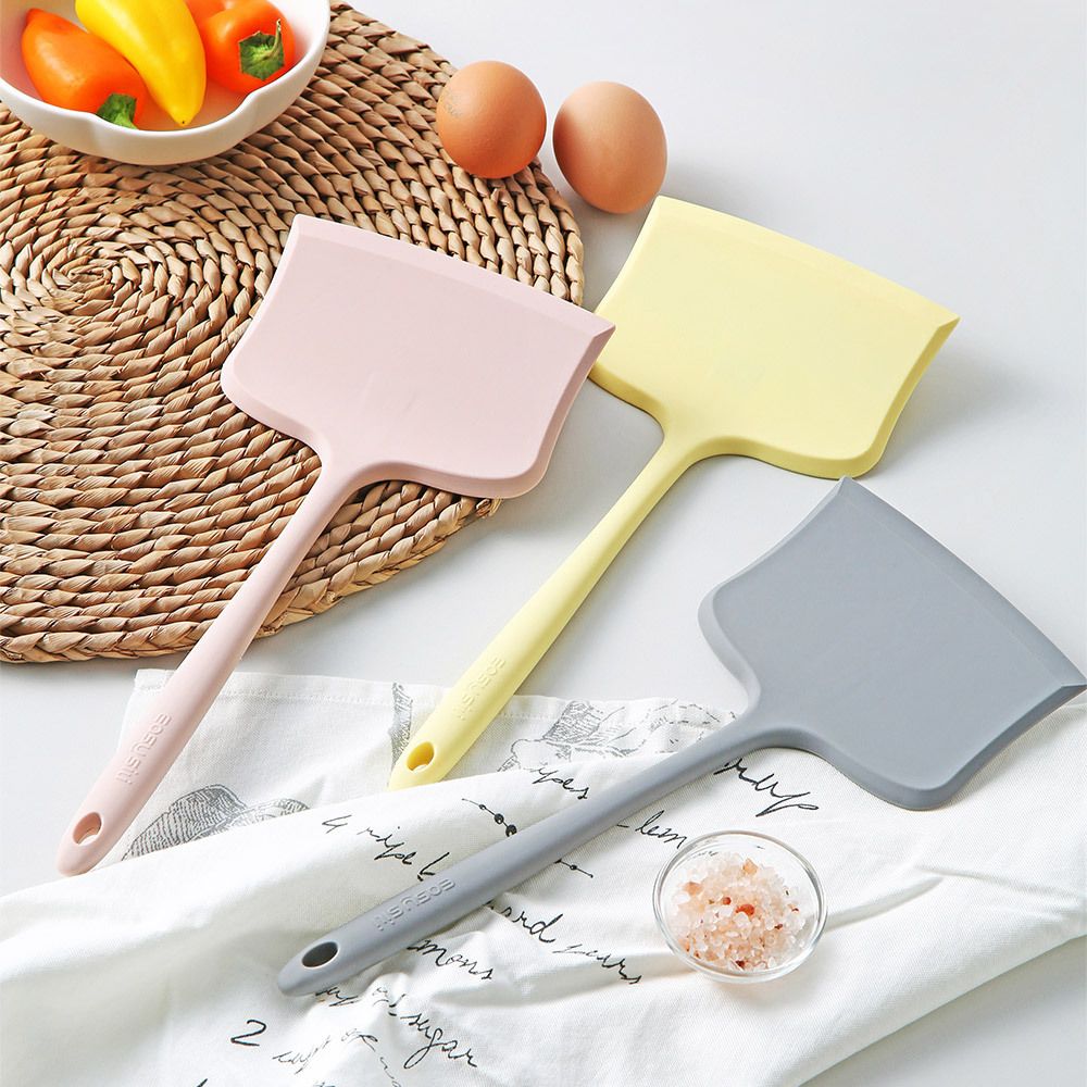 [부엌다옴] 이지실리 계란말이 와이드 실리콘 뒤집개 (4종택1)