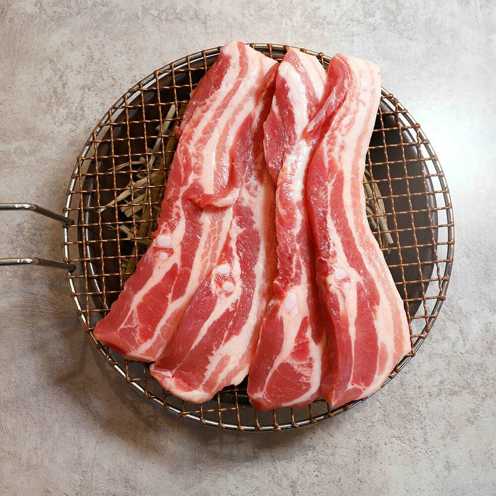 [에이징그라운드]  듀록흑돼지 삼겹살 (500g)