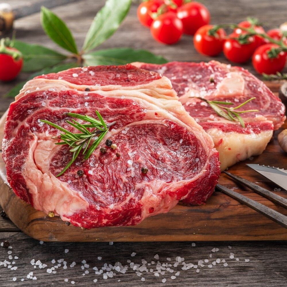 [에이징그라운드] 손바닥 사이즈 대용량 등심 스테이크 500g