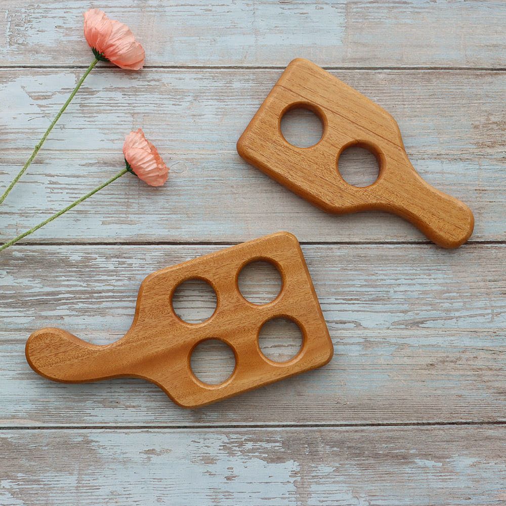 [부엌다옴] 1+1 마호가니 원목 에그트레이 2구+4구 (총2개)