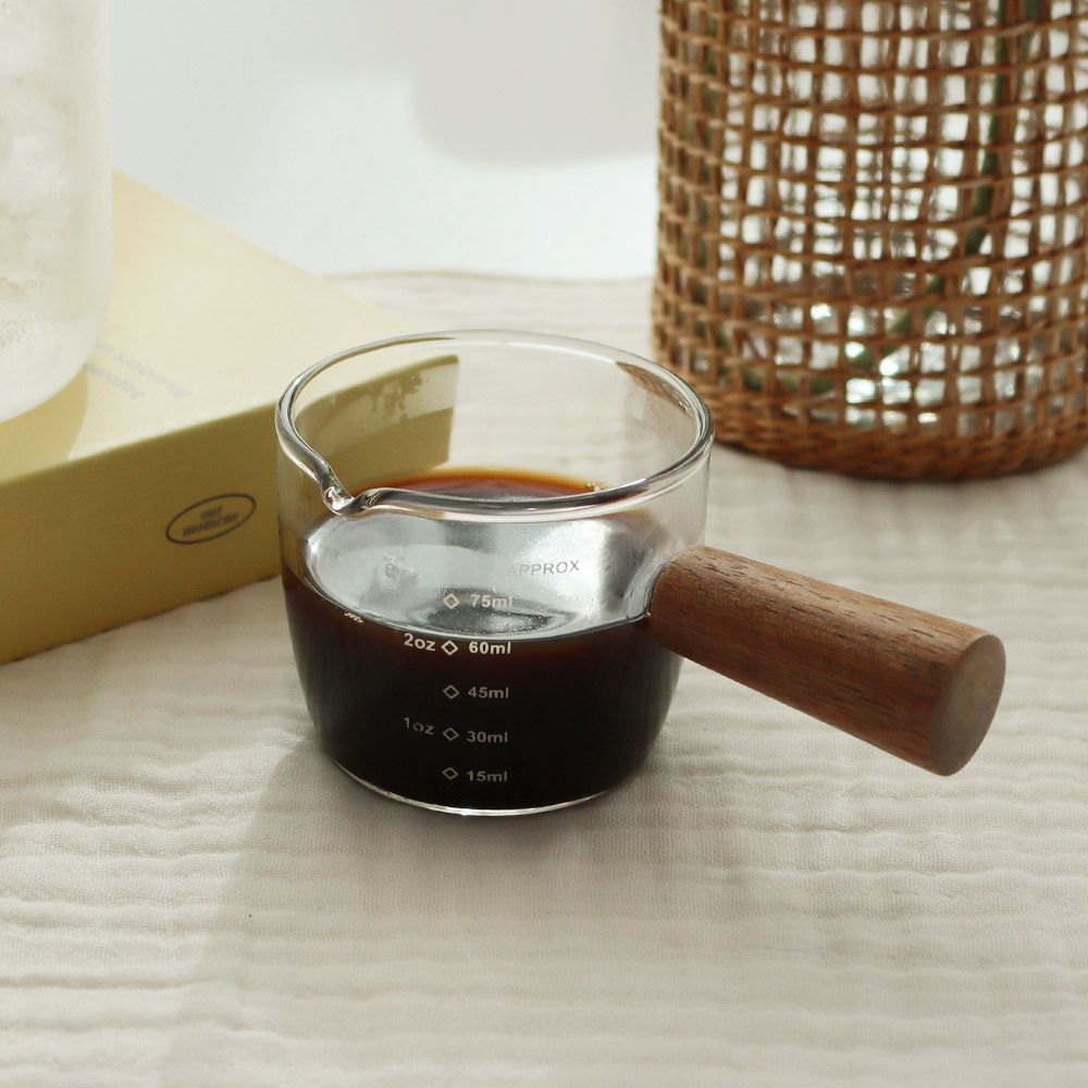 [부엌다옴] 우드 핸들 유리 소스볼 소 100ml
