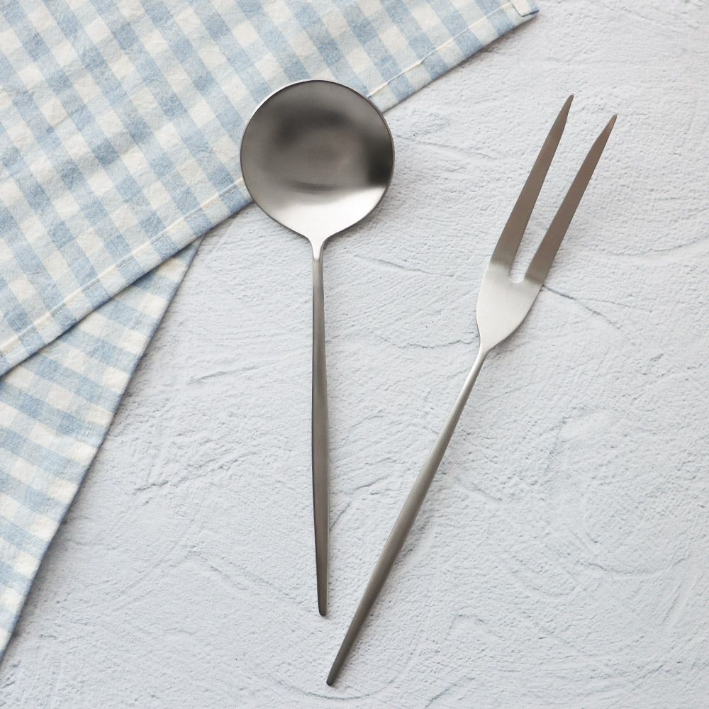 [플리비체] 국내산 스텐304 조리도구 요리스푼 요리포크 세트