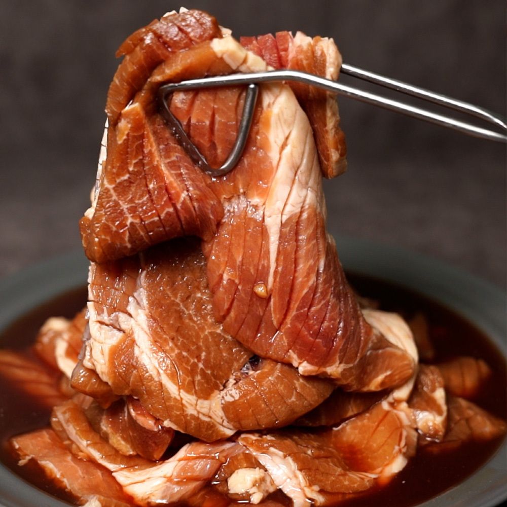 서서갈비 칼집 미국산 양념돼지구이 1kg [FD]